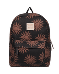 The Billabong School Out Canvas Backpack in Black Sands