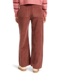 The Billabong Womens Be Free Corduroy Trousers in Espresso