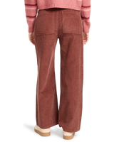 The Billabong Womens Be Free Corduroy Trousers in Espresso