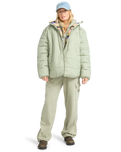 The Billabong Womens Winter Camp Joggers in Seagrass