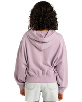 The Billabong Womens All Time Fleece Hoodie in Amethyst Smoke