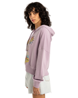 The Billabong Womens All Time Fleece Hoodie in Amethyst Smoke