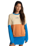 Jump Around Sweatshirt in Tangerine