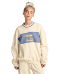Point Break Sweatshirt in White Cap
