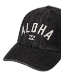 The Billabong Womens Essential Wash Denim Cap in Black