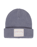 The Billabong Womens Wave Check Beanie in Salted Blue