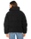 The Billabong Womens Sherpa Puffer Jacket in Black Sands