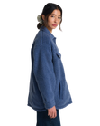 The Billabong Womens Coastal Waves Jacket in Washed Blue
