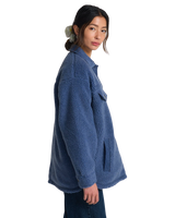 The Billabong Womens Coastal Waves Jacket in Washed Blue
