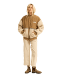 The Billabong Womens Since 73 Wave Jacket in Cement