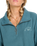 The Billabong Womens Coffee Time 1/4 Zip Sweatshirt in Slate Bue