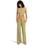 The Billabong Womens Beach Walk Trousers in Avocado
