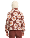 The Billabong Womens Time Off Fleece Jacket in Espresso