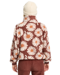 The Billabong Womens Time Off Fleece Jacket in Espresso