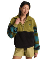 Time Off Fleece Jacket in Cedar Green