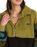 Time Off Fleece Jacket in Cedar Green