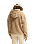 The Billabong Womens Ready To Go 1/4 Zip Fleece Jacket in Cobblestone
