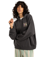 The Billabong Womens Nice Vibes Hoodie in Off Black