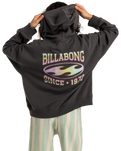 The Billabong Womens Nice Vibes Hoodie in Off Black