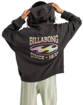 The Billabong Womens Nice Vibes Hoodie in Off Black