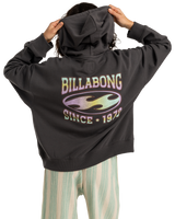 The Billabong Womens Nice Vibes Hoodie in Off Black