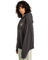 The Billabong Womens Nice Vibes Hoodie in Off Black