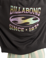 The Billabong Womens Nice Vibes Hoodie in Off Black