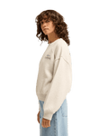 The Billabong Womens Heritage Sweatshirt in Grey Heather