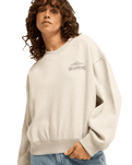 The Billabong Womens Heritage Sweatshirt in Grey Heather