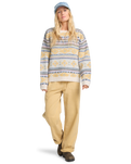 The Billabong Womens Camp Jumper in Whitecap