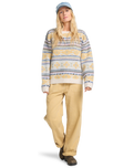 The Billabong Womens Camp Jumper in Whitecap