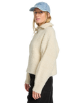 The Billabong Womens Lost Heaven Jumper in Whitecap