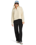 The Billabong Womens Lost Heaven Jumper in Whitecap