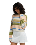 Make It Waves Jumper in Soft Peach