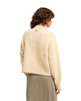 The Billabong Womens True Love Jumper in White Cap