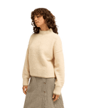The Billabong Womens True Love Jumper in White Cap