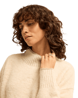 The Billabong Womens True Love Jumper in White Cap