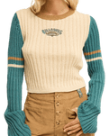 The Billabong Womens Since 73 Wave Jumper in Colonial Blue