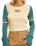 The Billabong Womens Since 73 Wave Jumper in Colonial Blue