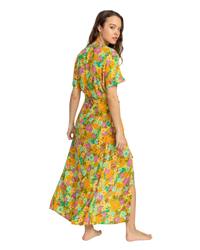 The Billabong Womens Love Club Dress in Palm Green