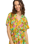 The Billabong Womens Love Club Dress in Palm Green