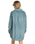 The Billabong Womens Winter Ocean Shirt Dress in Slate Blue