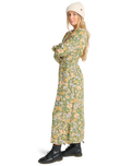 The Billabong Womens Cool Night Dress in Luv Army