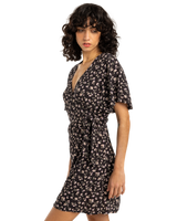 The Billabong Womens All For You Dress in Black Sands