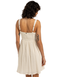 The Billabong Womens Romantic Vibes Skater Dress in Whitecap