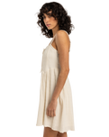 The Billabong Womens Romantic Vibes Skater Dress in Whitecap