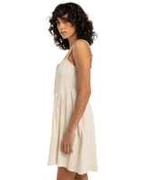 The Billabong Womens Romantic Vibes Skater Dress in Whitecap