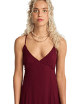 Summer Crush Dress in Cranberry