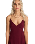 Summer Crush Dress in Cranberry