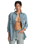 Down The Coast Shirt in Washed Blue